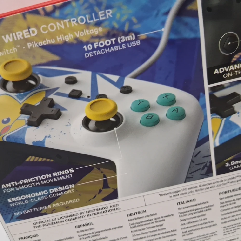 Nintendo Switch PokeMon wired game controller‎